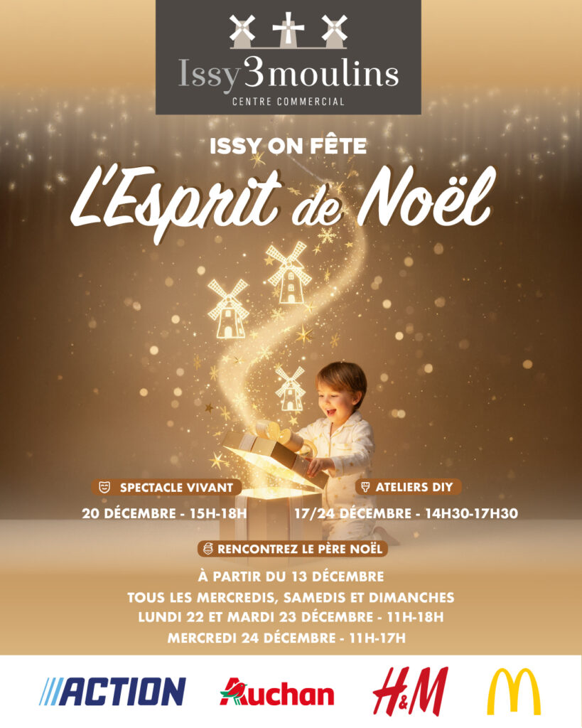 Animations de Noël à Issy 3 Moulins